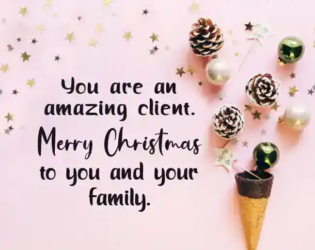 christmas messages to clients
