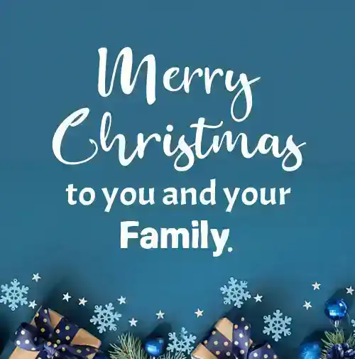 Merry Christmas To Friends and Family