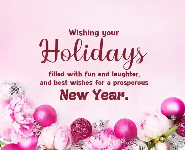 New Year Holiday Wishes