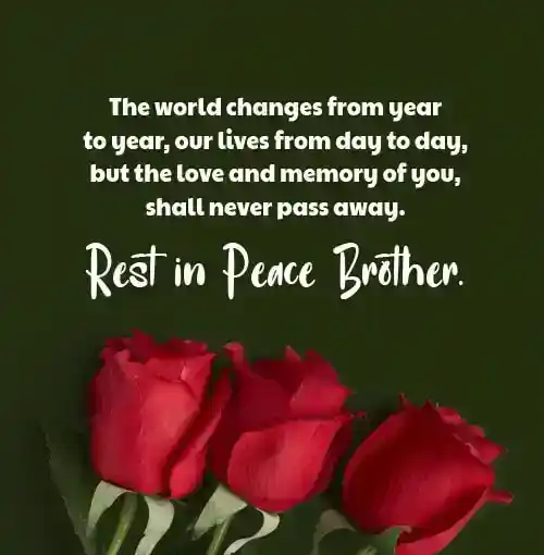 rip brother quotes