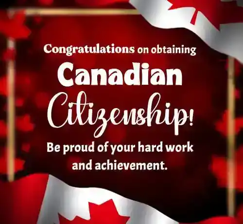 congratulations message for canadian citizenship