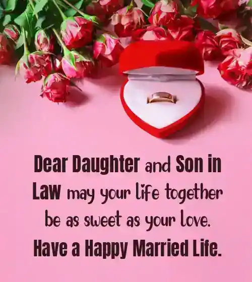 wedding wishes for daughter and son in law