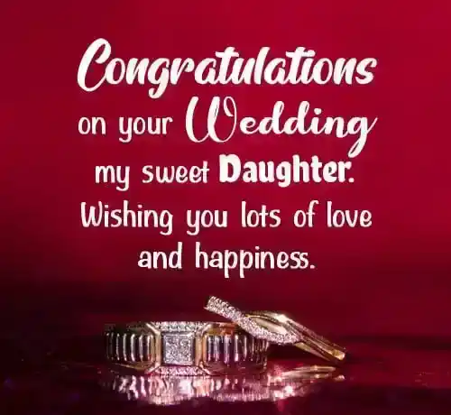 daughter marriage wishes
