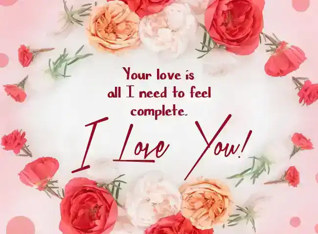 true love messages for him