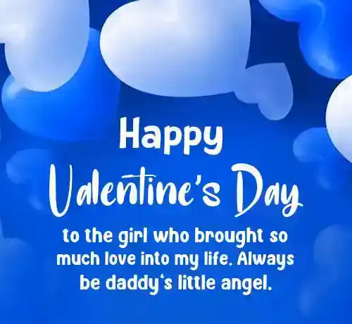 Valentine Messages for Daughter from Dad