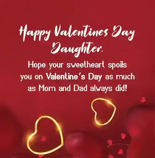 Valentine Wishes for Daughter