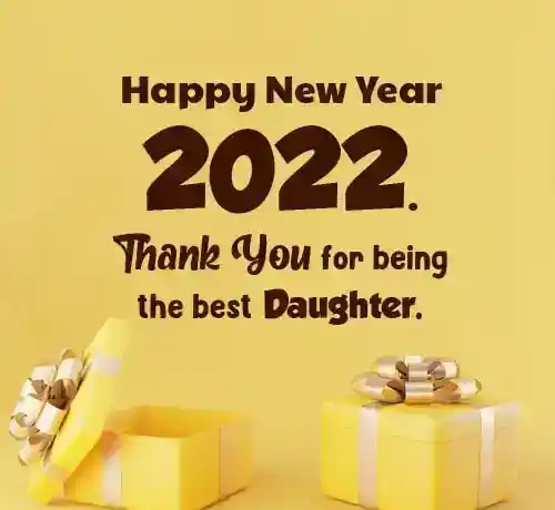 happy new year wishes for daughter