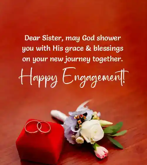 engagement wishes to sister