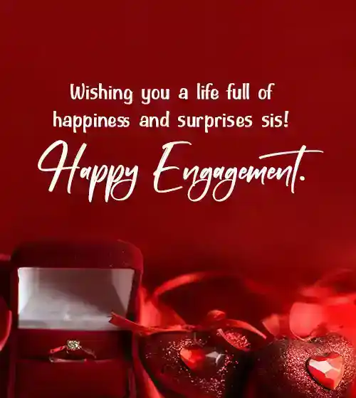 Sister Engagement Captions