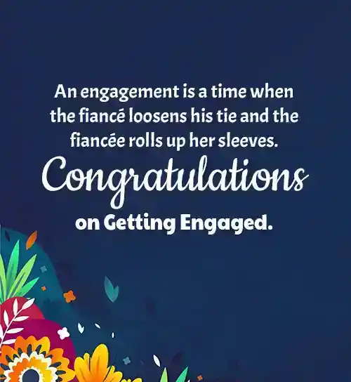 funny engagement wishes for sister