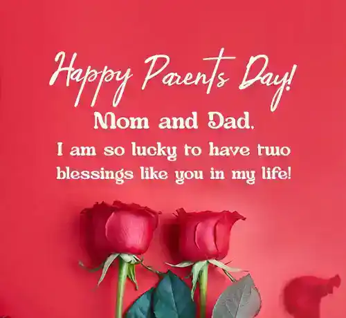 happy parents day mom and dad