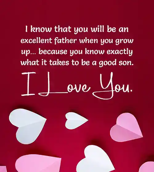 message for my son