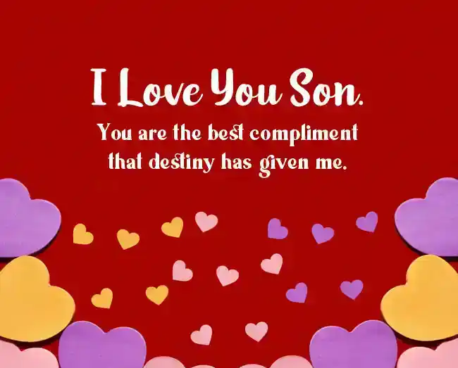 love message to my son