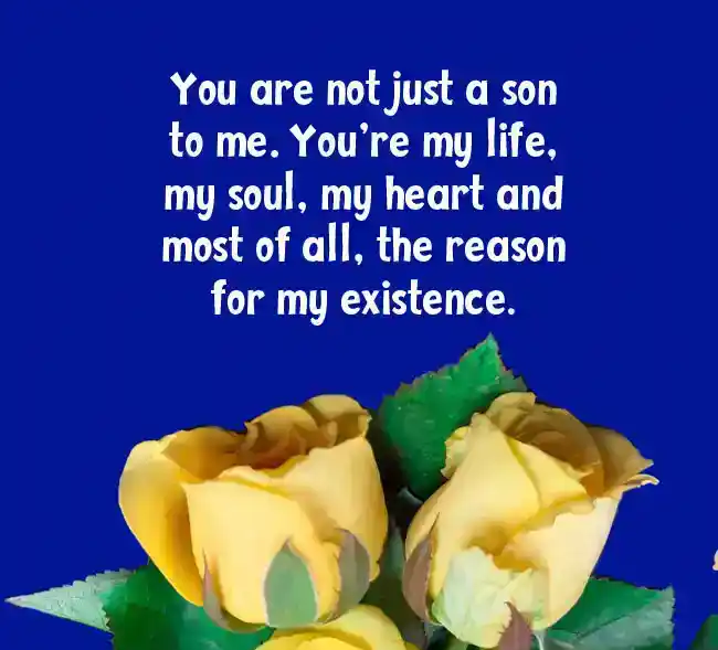 message to my son