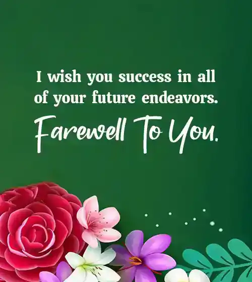 Short Simple Farewell Wishes