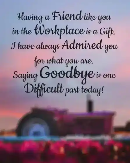 Farewell Messages for Colleague Coworkers