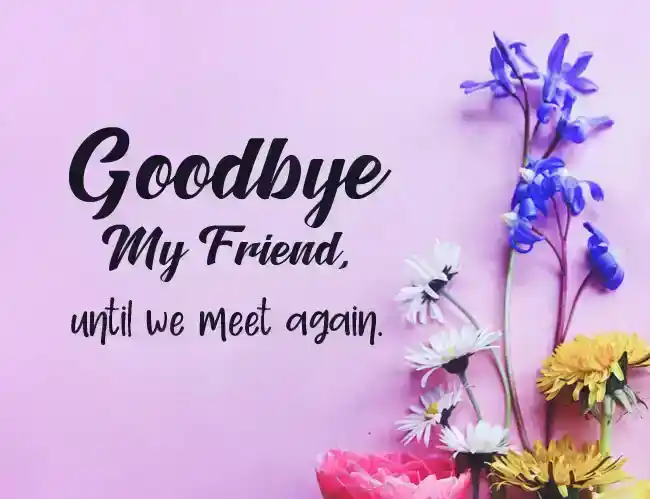 farewell message for friend