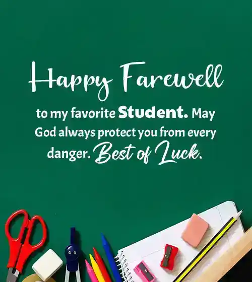 Good Luck Messages for Students Leaving School