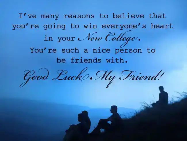 Leaving for College Wishes for Friend