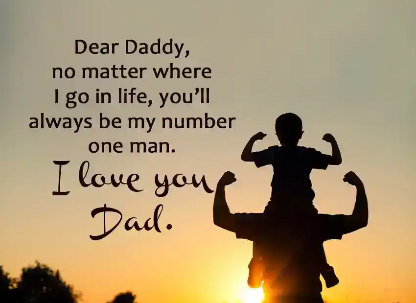 Cute Love Message for Dad