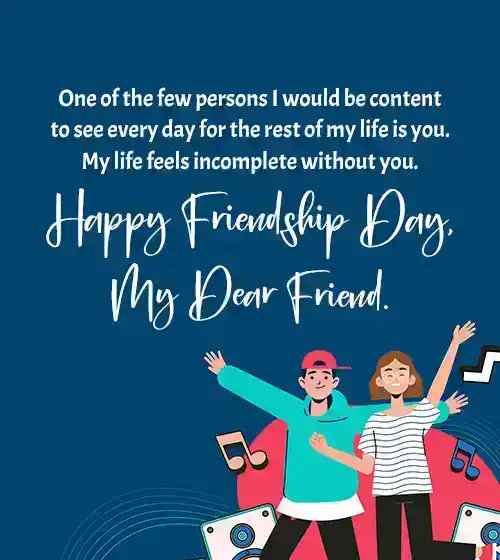 friendship day emotional message for best friend