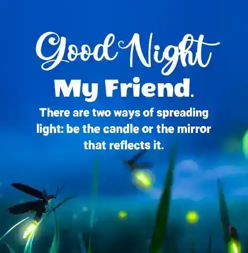 good night wishes for friends