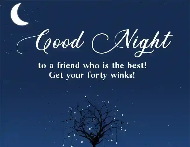 good night message for friends