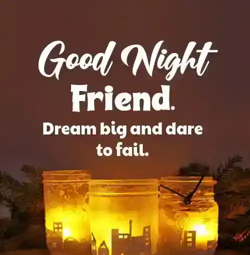 good night message to my friend