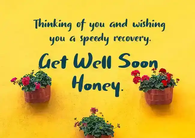 get well soon message for her