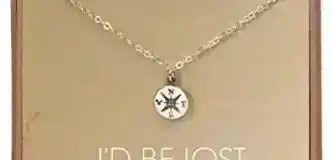 Cute I Love You Compass Heart Jewelry for Her