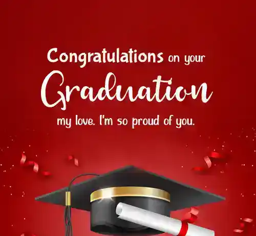 graduation message for her