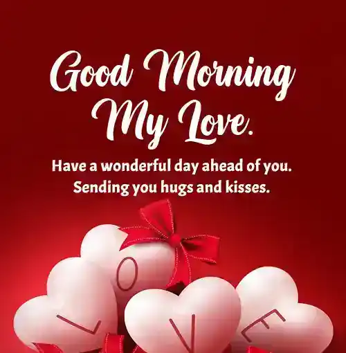 good morning message to my love