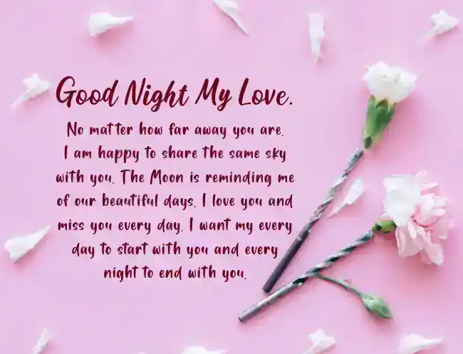 Sweet Goodnight Paragraph for Him