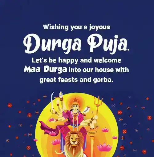 Durga Puja Messages for Husband