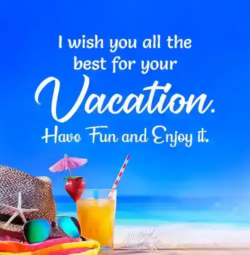 enjoy your time off