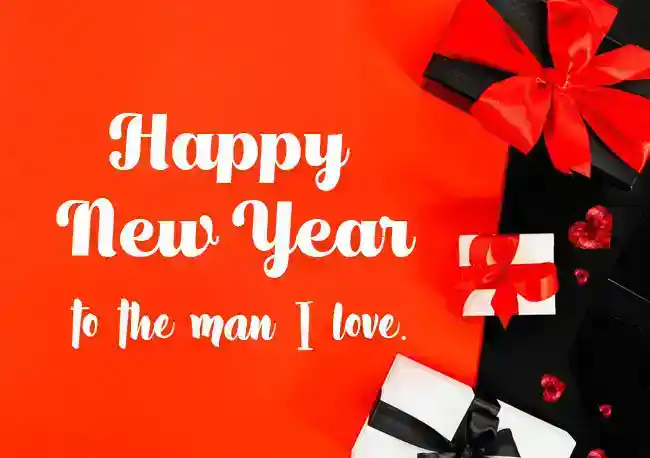 new year wishes for him