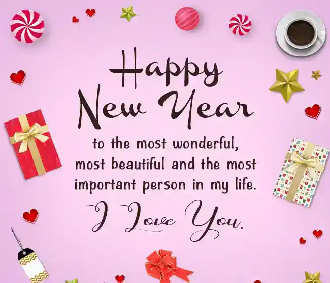 new year wishes to wife
