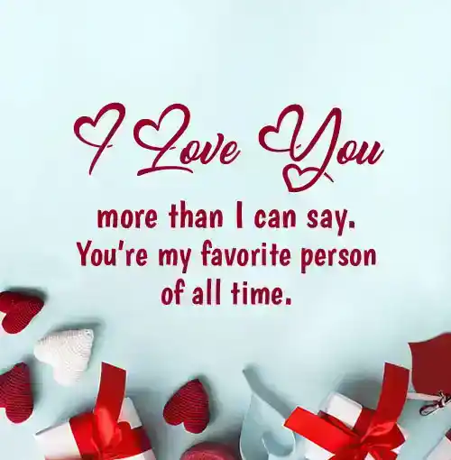 i love you