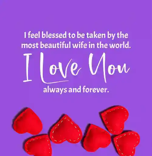 Short Love Message for Wife