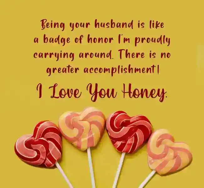 sweet love message for my wife
