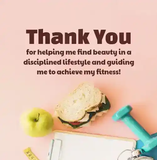 Thank You for Helping Me Losing Weight