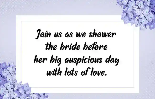 Bridal Shower Invitation Wording Ideas