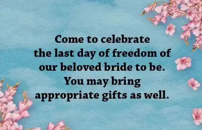 Clever Bridal Shower Invitations