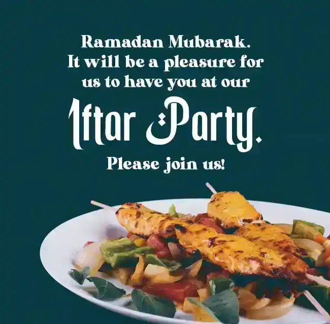 Invitation til iftar fest