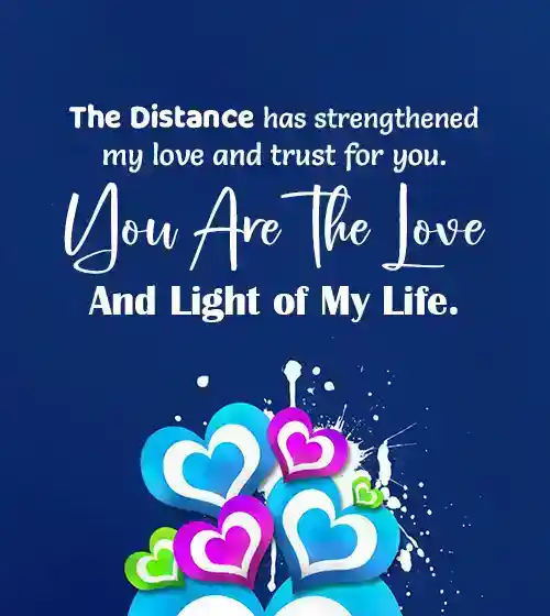 love and trust messages for distance relationship for him