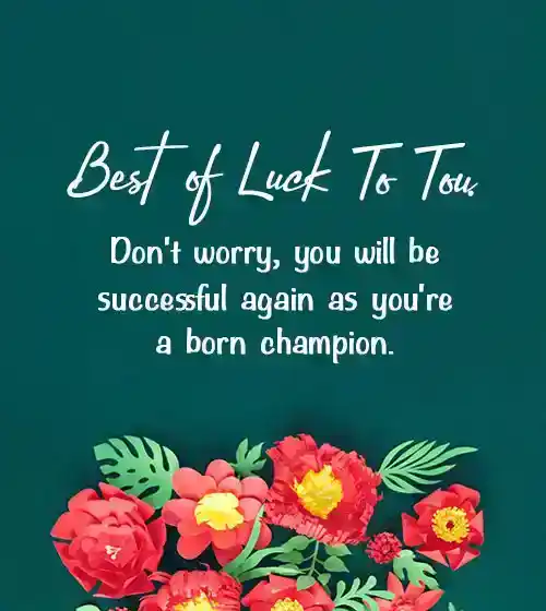 Best Wishes for Future Success