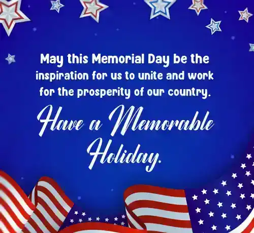 memorial day message