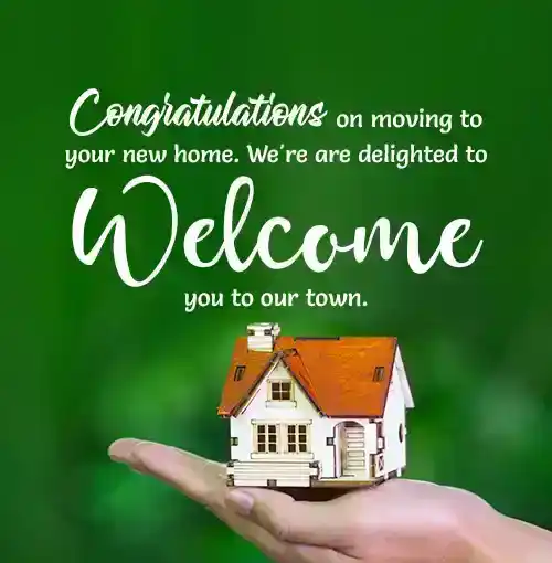 welcome message for new neighbors
