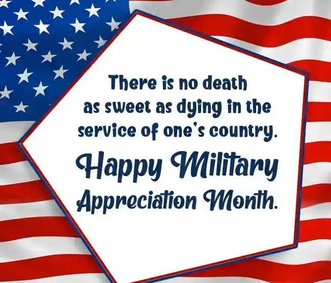 Military Appreciation Month Wishes to Deceased Soldiers