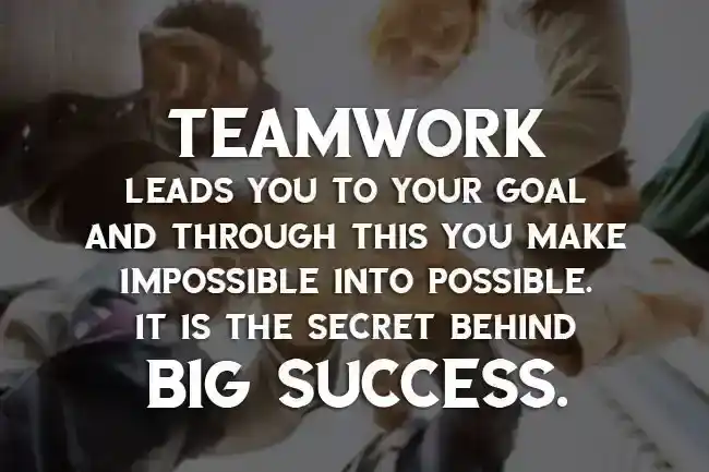 Motivational Message for Teamwork